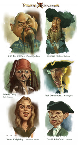 Cartoon: pirates of the caribbean (medium) by Amir Taqi tagged pirates,of,the,caribbean