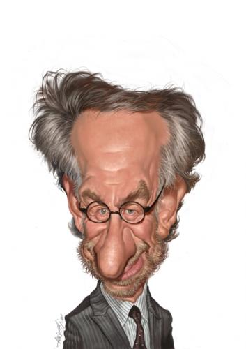 Cartoon: Steven Spielberg (medium) by Amir Taqi tagged steven,spielberg,director