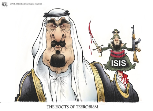 Cartoon: The Roots of Terrorism (medium) by Amir Taqi tagged the,roots,of,terrorism