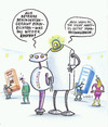 Cartoon: behindertengerecht (small) by Petra Kaster tagged arbeitsmarkt,computer,digitalisierung,menschen,fortschritt,science,fiction