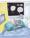 Cartoon: fahrverbot (small) by Petra Kaster tagged autos,verkehr,umweltschutz,feinstaub,dieselskandal,autoindustrie