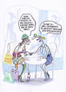 Cartoon: fashion  victim (small) by Petra Kaster tagged mode,fashion,konsum,gesundheit,burn,out,frauen,livestyle