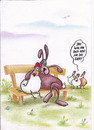Cartoon: hoschatbler (small) by Petra Kaster tagged ostern,hasen,eier,feste,hühner,be