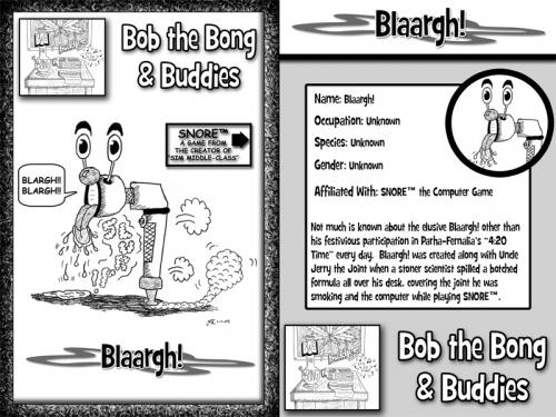 Cartoon: Blaargh! (medium) by yusanmoon tagged bob,the,bong,yu,san,moon,cartoon,comic,artist,funny,humor