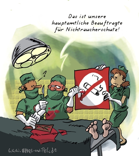 Cartoon: Bitte! Sterben Sie gesund! (medium) by Marcel und Pel tagged rauchen,raucher,tabakkonsum,nichtraucher,weltnichtrauchertag,nichtraucherschutz,hysterie,rauchverbot,verbote,verbotsolympiade,entmündigung,bevormundung,weltverbesserung,zwangsbeglückung,krankenhaus,opsaal,rauchen,nichtraucher,rauchverbot,verbote,raucher,weltnichtrauchertag