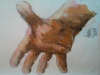 Cartoon: Give us a hand (medium) by jjjerk tagged hands,cartoon,caricature,palm,male,finger,thumb