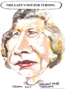 Cartoon: Margaret Hilda Thatcher (small) by jjjerk tagged margaret,thatcher,prime,minister,england,english