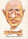Cartoon: Pablo Picasso (small) by jjjerk tagged pablo,picasso,spain,artist,cartoon,caricature,vest,painter