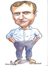 Cartoon: Tim (small) by jjjerk tagged tim,optician,ireland,irish,famous,cartoon,caricature,illustration,blue