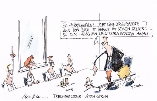 Cartoon: ot (medium) by plassmann tagged atom