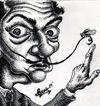 Cartoon: Salvador Dali (small) by gogna caricaturas tagged salvador,dali