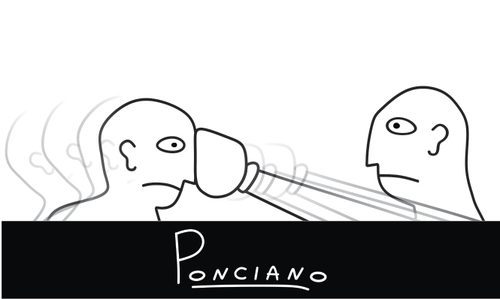 Cartoon: Boxing (medium) by Ponciano tagged fight,ponciano