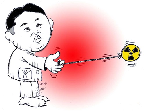 Cartoon: bluff (medium) by Hossein Kazem tagged bluff