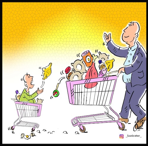 Cartoon: buyer (medium) by Hossein Kazem tagged buyer