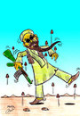 Cartoon: ben laden (small) by Hossein Kazem tagged ben,laden