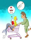 Cartoon: buy (small) by Hossein Kazem tagged buy,for