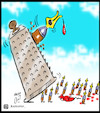 Cartoon: free pen (small) by Hossein Kazem tagged free,pen