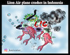 Cartoon: lion air plane (small) by Hossein Kazem tagged lion,air,plane