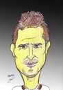 Cartoon: Miroslav Klose (small) by Hossein Kazem tagged miroslav,klose