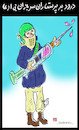 Cartoon: nurs anti coronavirus (small) by Hossein Kazem tagged nurs,anti,coronavirus