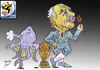 Cartoon: spain and world cup 2010 (small) by Hossein Kazem tagged spain,and,world,cup,2010