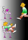 Cartoon: tickle (small) by Hossein Kazem tagged tickle