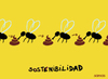 Cartoon: sustainability (small) by parentheses tagged flies,shit,nature,sustainable