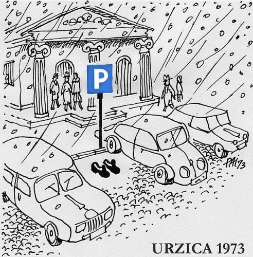 Cartoon: parking (medium) by penapai tagged galosh,parkplatz,parken,auto,verkehr,parkplatzmangel,reservation,platzhalter,parkplatzkrieg,halteplatz,parkplatzsuche,automobil,parkschein,parkscheinautomat