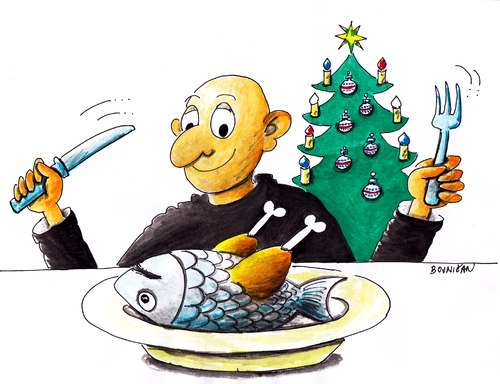 Cartoon: Christmas (medium) by bojnican fero tagged christamas