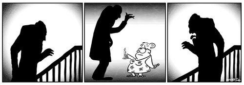Cartoon: Nosferatu (medium) by bobele tagged nosferatu