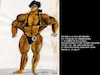 Cartoon: Arnis Unglück (small) by Mol tagged bodybuilding muskelaufbau sport body