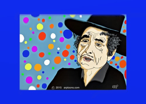 Cartoon: BobDylan (medium) by tonyp tagged arptoons,dylan,bob,arp