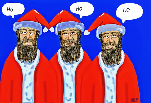 Cartoon: HO HO HO (medium) by tonyp tagged wacom,arptoons,tonyp,arp,santa,ho