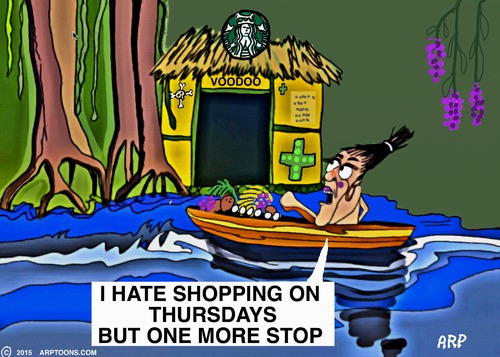 Cartoon: SHOPPING IN THE JUNGLE (medium) by tonyp tagged arp,jungle,shopping,arptoons