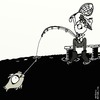 Cartoon: Big Eyes (small) by tonyp tagged arp,arptoons,tonyp,fish,big,eye