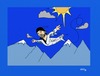 Cartoon: Flying Around Having Fun (small) by tonyp tagged arp plane flying