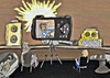 Cartoon: Pocket cameras (small) by tonyp tagged arp arptoons wacom cartoons dreams music ipad camera