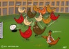 Cartoon: soccer hens (small) by tonyp tagged arp,hens,chickens,soccer,olympics