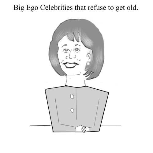Cartoon: Big Ego Celebreties (medium) by Cocotero tagged celebrities,actors