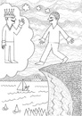 Cartoon: Follow your dreams (small) by baggelboy tagged fall,dreams,look,walk,future