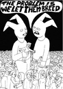 Cartoon: Pest control (small) by baggelboy tagged rabbits,people,pests