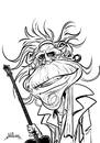 Cartoon: Keith Richards (small) by William Medeiros tagged keith,richards,rolling,stones,music