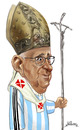 Cartoon: Papa Francisco I (small) by William Medeiros tagged pope,papa,francisco