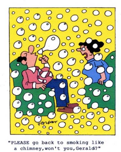 Cartoon: Smoking ban (medium) by daveparker tagged smoking,bubbles