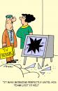 Cartoon: Bad result. (small) by daveparker tagged football