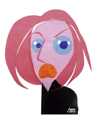 Cartoon: Gillian Anderson (medium) by juniorlopes tagged gillian,anderson,files,gillian,anderson,files