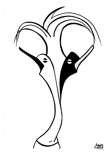 Cartoon: Tilda Swinton (medium) by juniorlopes tagged tilda,swinton,tilda,swinton