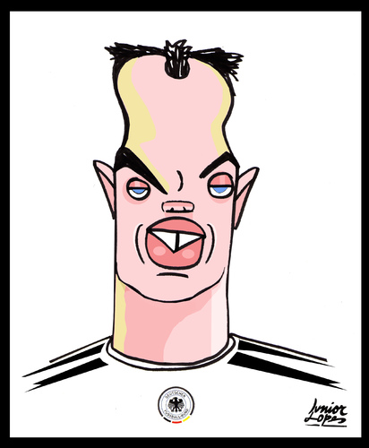 Cartoon: Westerman (medium) by juniorlopes tagged world,cup,2010,kariakatur,karikaturen,fußball,sport,sportler,deutschland,westerman