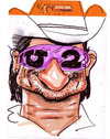 Cartoon: Bono (small) by juniorlopes tagged u2 bono caricature