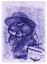 Cartoon: Fassbinder (small) by juniorlopes tagged fassbinder